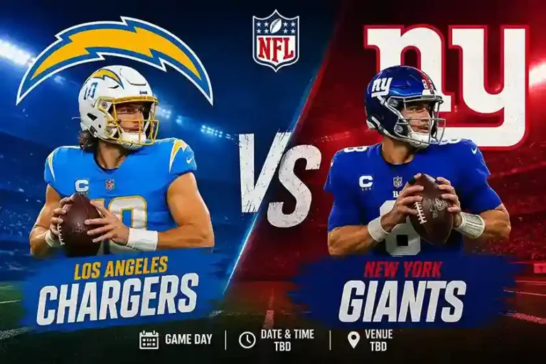 Chargers vs Giants